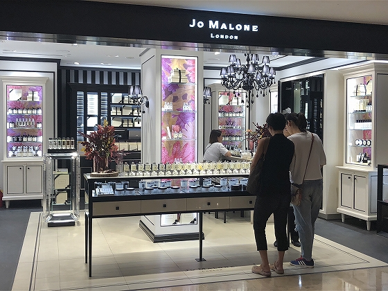 英高級香水ブランド「ジョー マローン（Jo Malone）」は中国でも人気高い